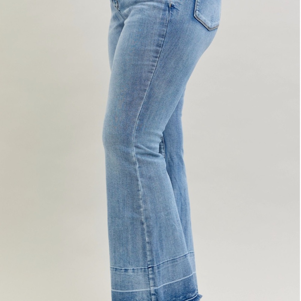 Judy Blue Classic Blue Flare Jeans for Women, new - Picture 9 of 16